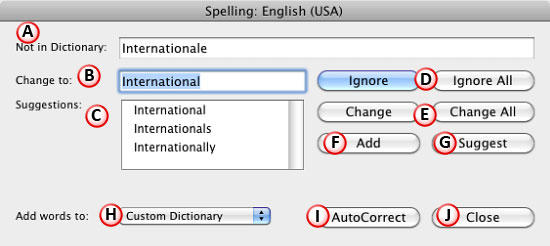 reset spell check in powerpoint for mac